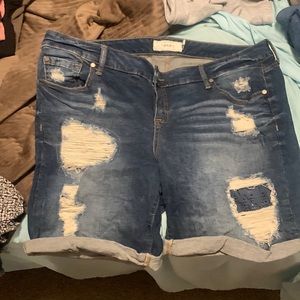 Torrid jean shorts